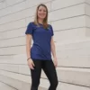 Tshirt bleu Nike Morphy femme